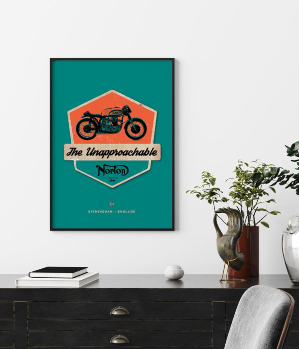 Classic Motorcycle Brand Posters | Print | Grafico Melbourne