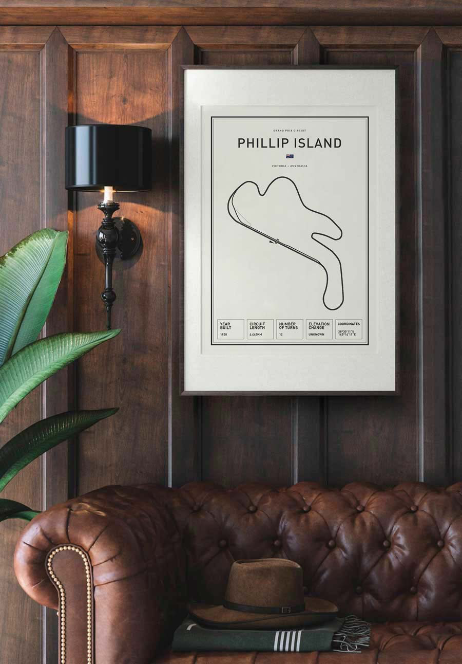 Race Track Blueprints - PRINT Series | Grafico Melbourne