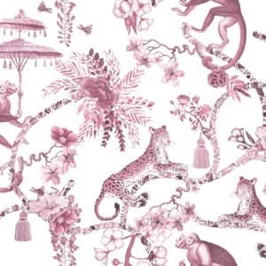 Chinoiserie - Pink Wallpaper| Grafico Melbourne