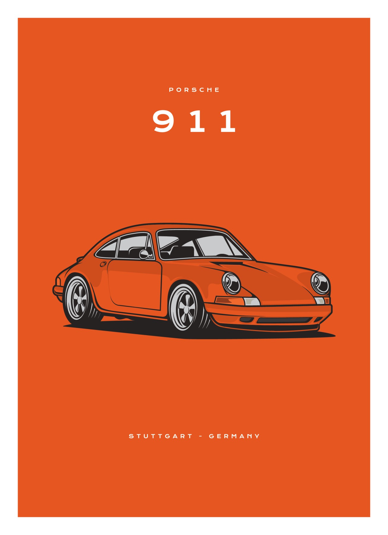 Porche - 911 - Orange