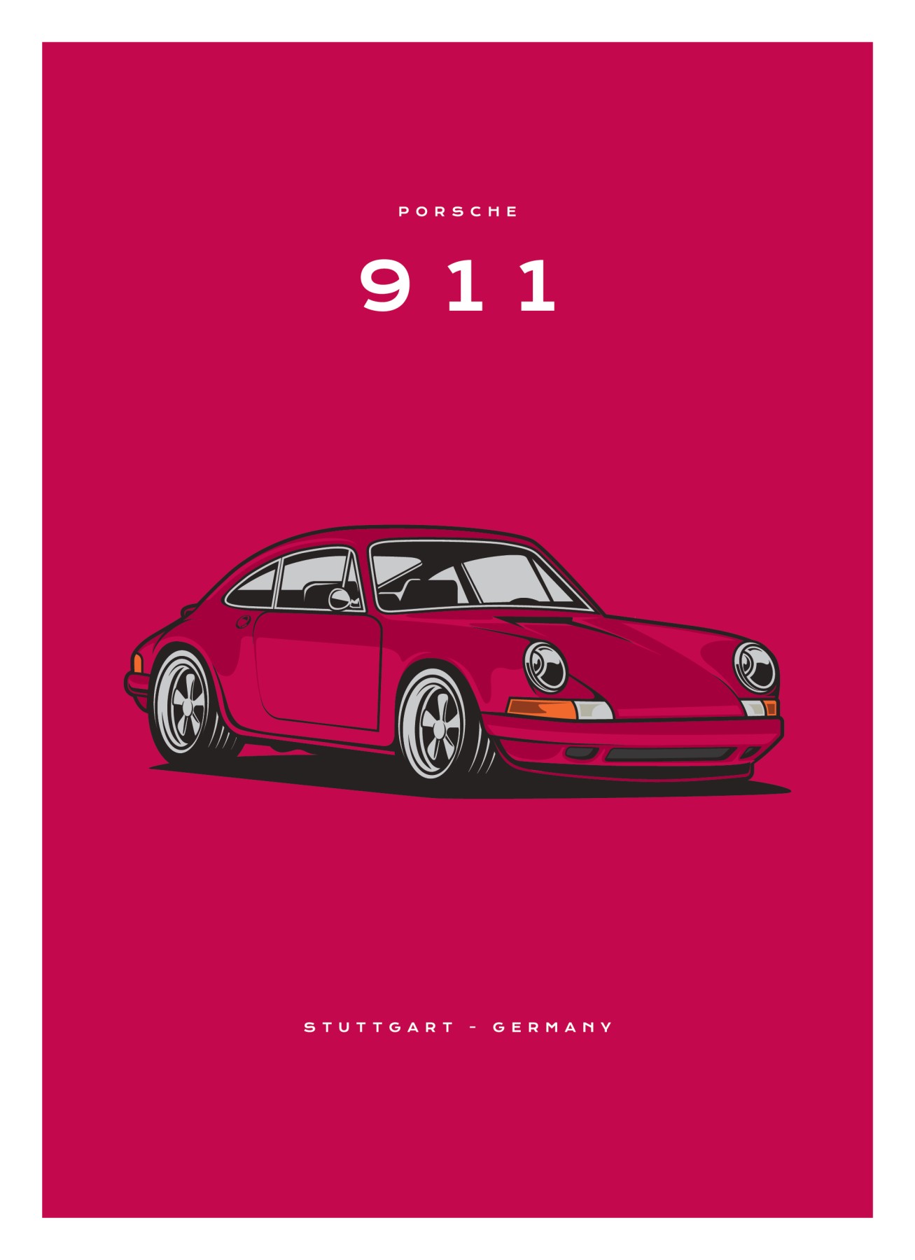 Porche - 911 - Pink