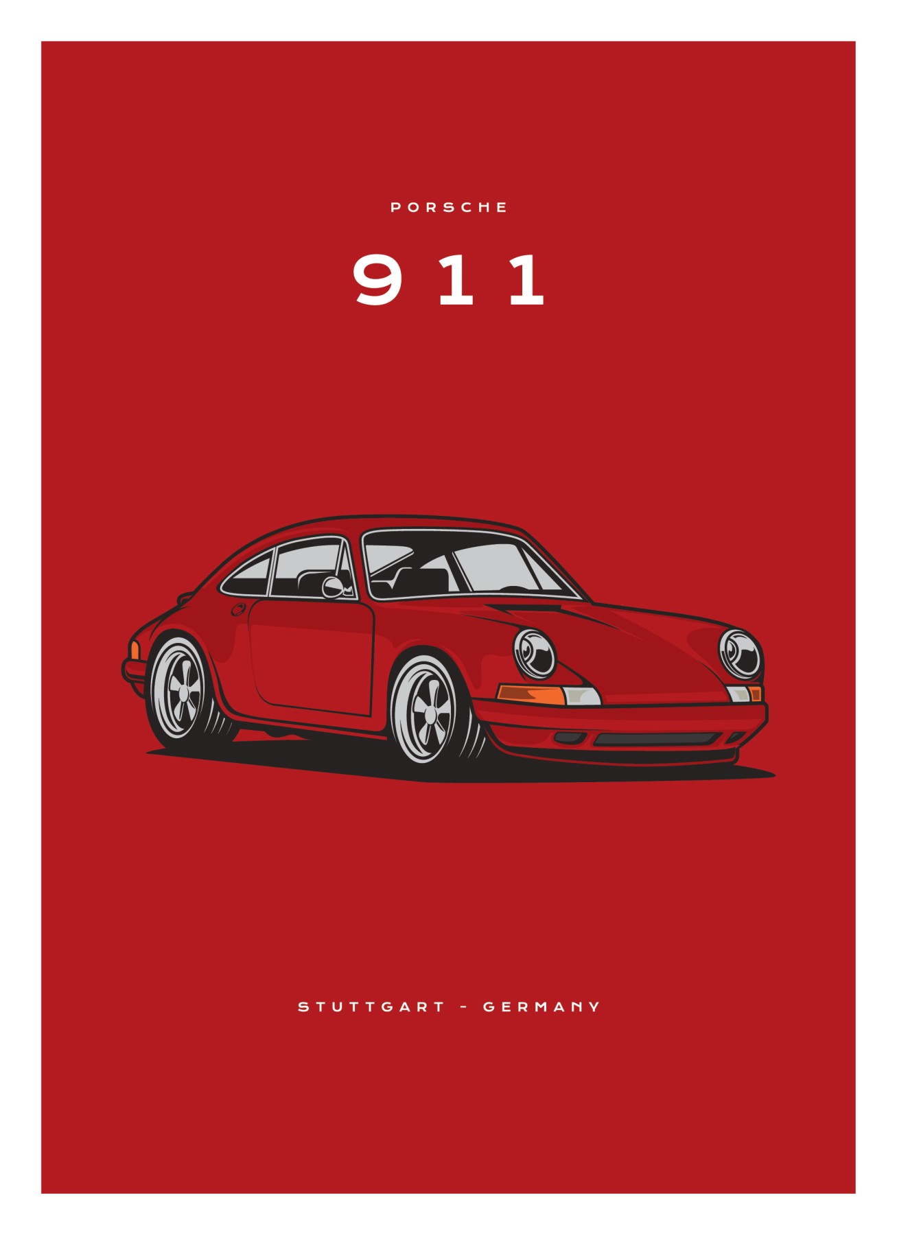 Porche - 911 - Red