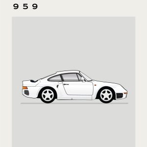 Porche – 959 - Grey