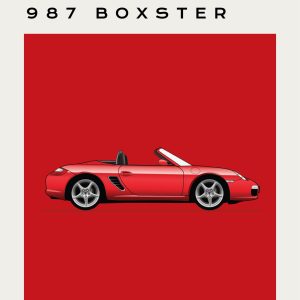 Porche – 987 Boxster - Red