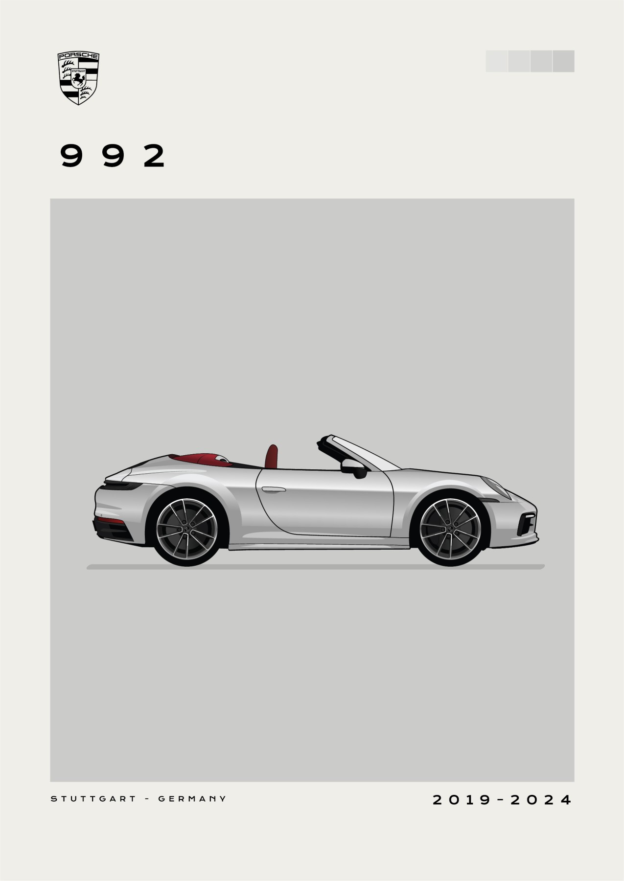 Porche – 992 - Grey
