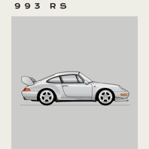 Porsche 993 RS Grey