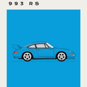 Porsche – 993 RS - BLUE