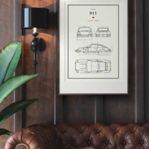 Classic Car Blueprints PRINT Series | Grafico Melbourne