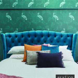 Emerald Crane Wallpaper | Grafico Melbourne