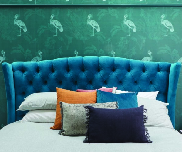 Emerald Crane Wallpaper | Grafico Melbourne