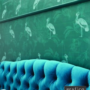 Emerald Crane Wallpaper | Grafico Melbourne