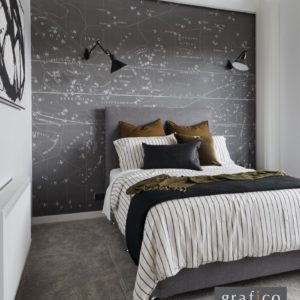 Celestial Star Map - Grey | Grafico Melbourne