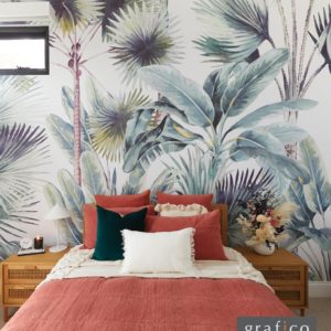 Retro Palm Wallpaper | Grafico Melbourne