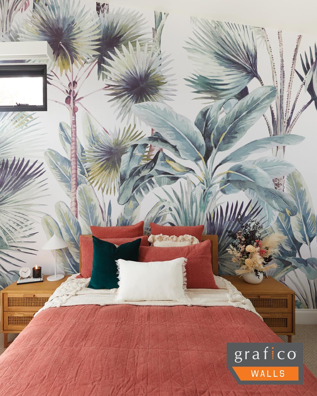 Retro Palm Wallpaper | Grafico Melbourne