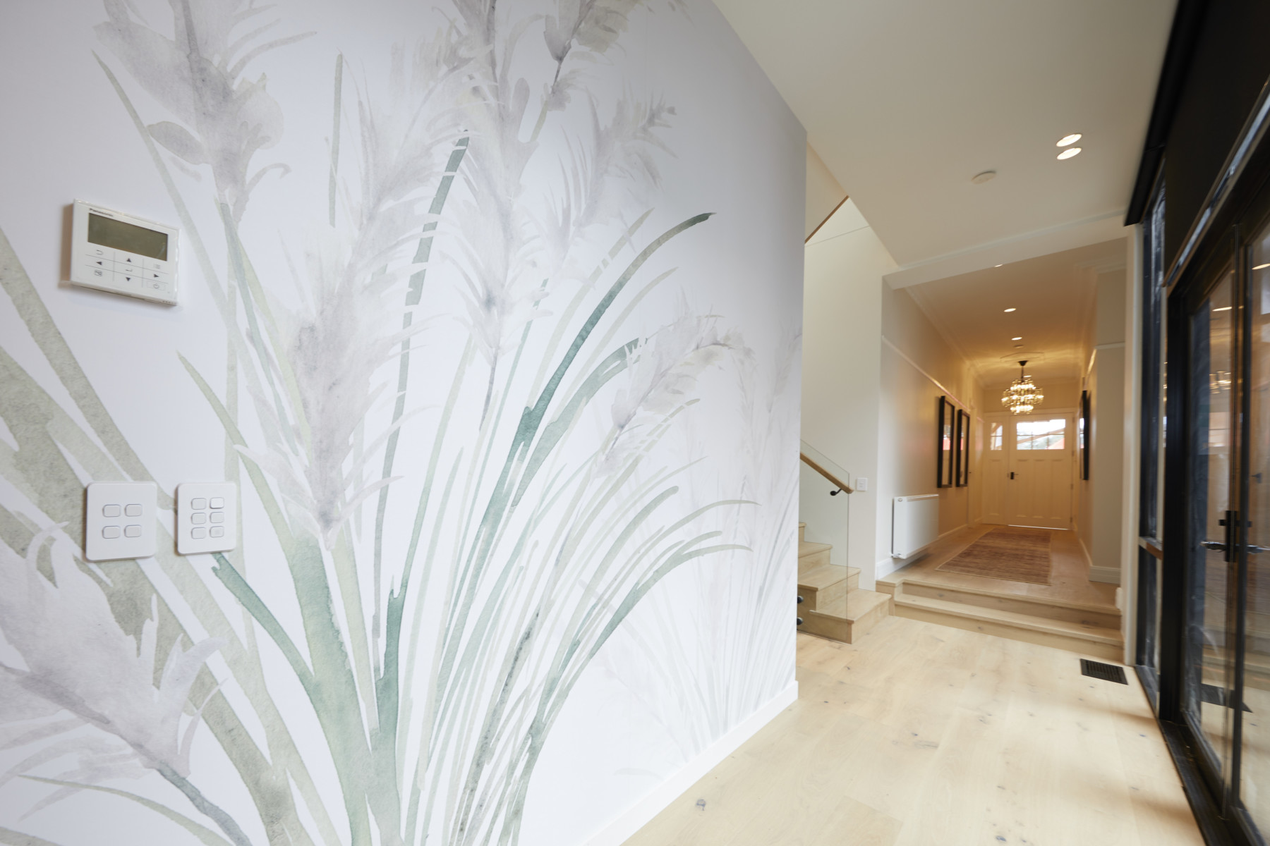 Watercolour Pampas Grass Wallpaper | Grafico Melbourne