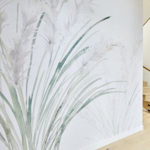 Watercolour Pampas Grass Wallpaper | Grafico Melbourne