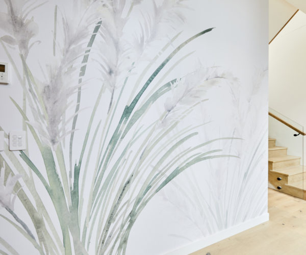 Watercolour Pampas Grass Wallpaper | Grafico Melbourne