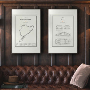 Race Track Blueprints - PRINT Series | Grafico Melbourne