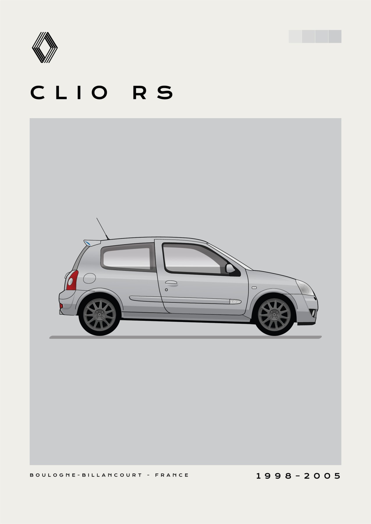 Renault - Clio RS - Grey
