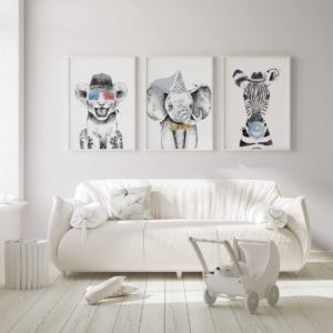 Safari Animals - Print Series | Grafico Melbourne