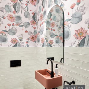 Vintage Botanicals - White Wallpaper | Grafico Melbourne