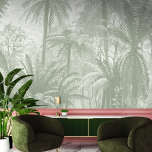 Fern Jungle - Deep Sage Green Wallpaper | Grafico Melbourne