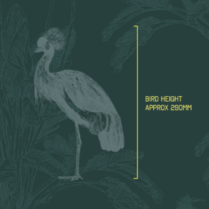 Emerald Crane Wallpaper | Grafico Melbourne