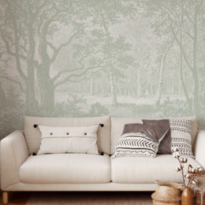 Serene Forest - Sage Green Wallpaper | Grafico Melbourne