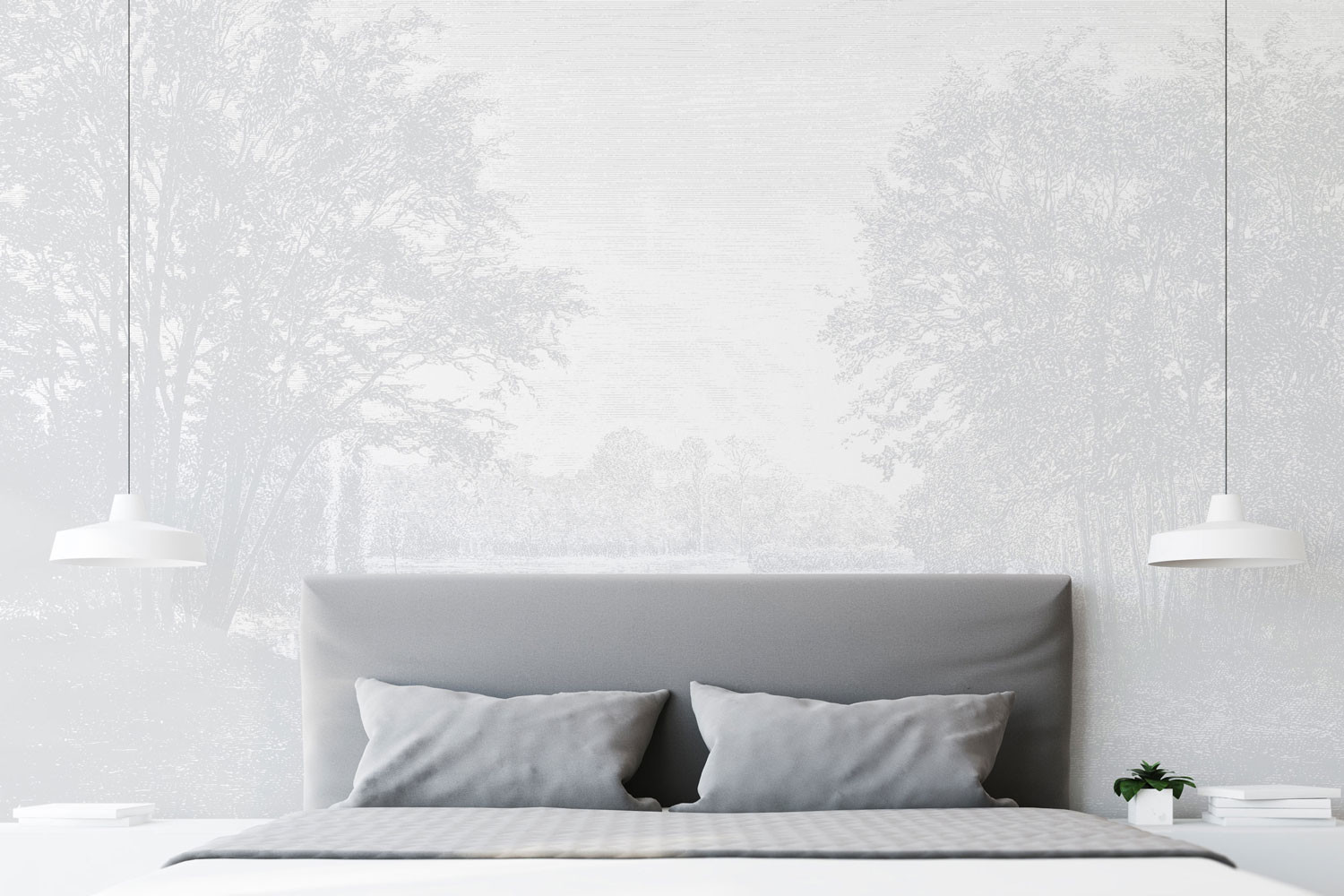 Serene Shore - Light Grey Wallpaper | Grafico Melbourne