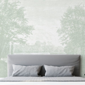 Serene Shore - Sage Green Wallpaper | Grafico Melbourne