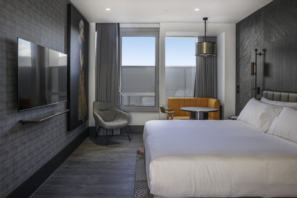 The Motley Hotel Richmond Bedroom Wallpaper Installation - Grafico Australia