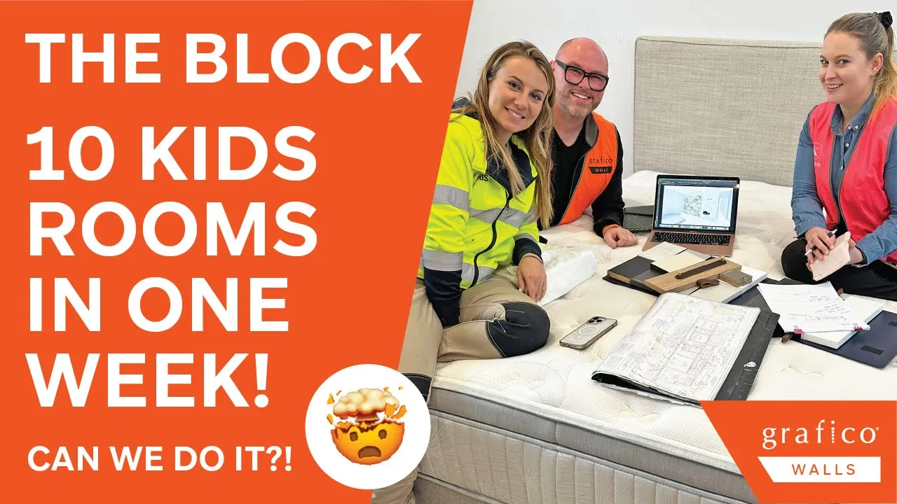 The Block - 10 Kids Bedrooms in one week