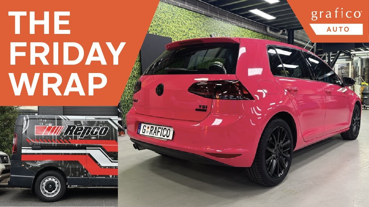 The Friday Wrap - Barbie Golf + Repco Aust. Van in PVC - Free Wrap Film!