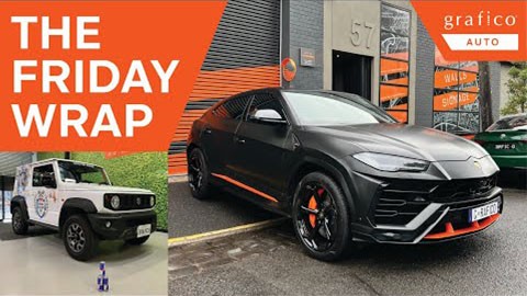 The Friday Wrap - Lambo Urus Full Wrap Red Bull Suzuki Jimny!