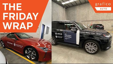 The Friday Wrap - We wrap 120qty Lexus!