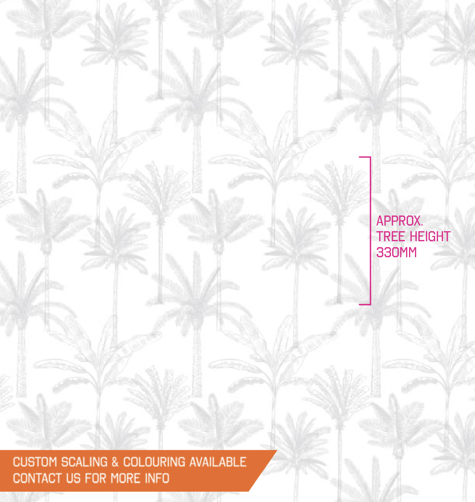 The Palms - Grey Wallpaper | Grafico Melbourne