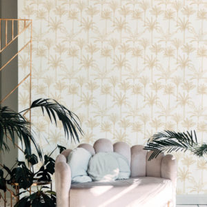 The Palms - Gold Wallpaper | Grafico Melbourne
