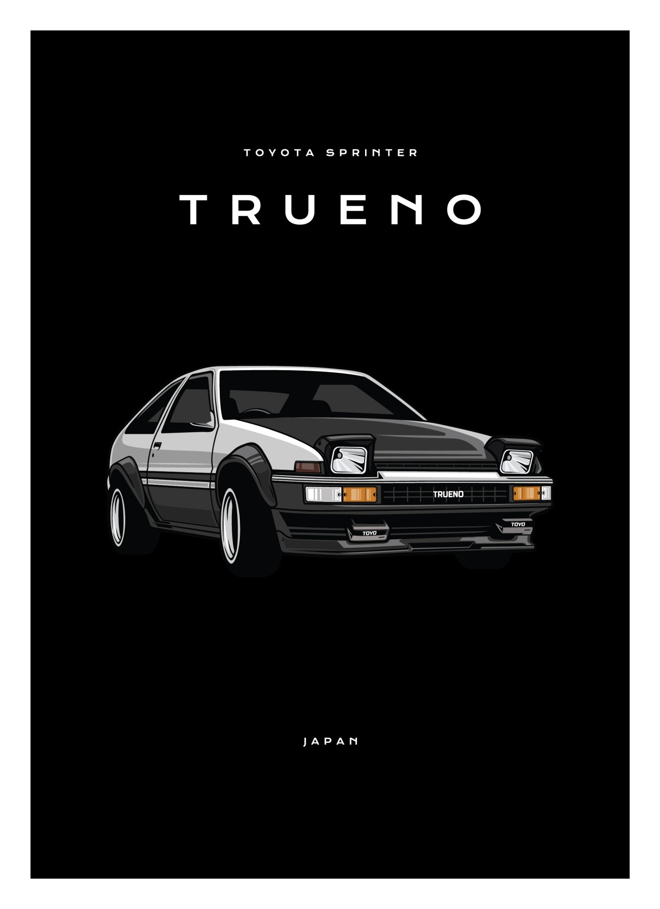 Toyota Sprinter - Trueno - Black