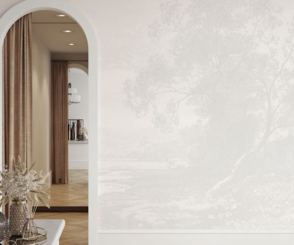 Tranquil Valley - Light Grey Wallpaper | Grafico Melbourne