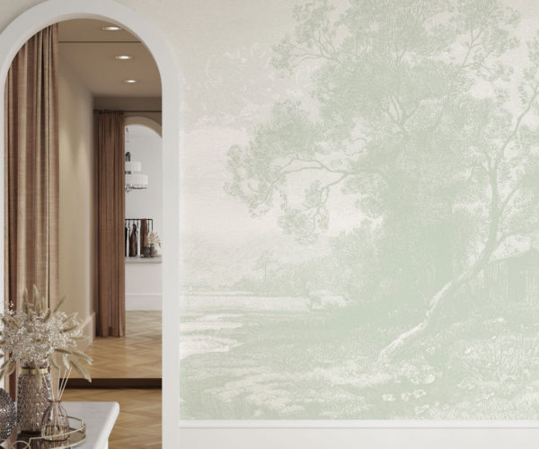 Tranquil Valley - Sage Green Wallpaper | Grafico Melbourne