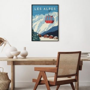 TravelPoster-LesAlpes