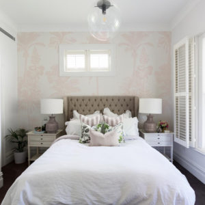 Tropical Hamptons - Blush Wallpaper | Grafico Melbourne