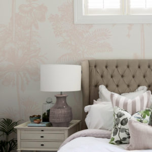 Tropical Hamptons - Blush Wallpaper | Grafico Melbourne