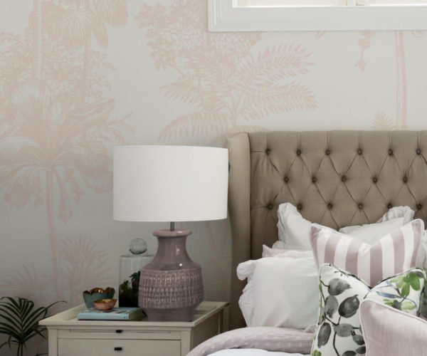 Tropical Hamptons - Blush Wallpaper | Grafico Melbourne