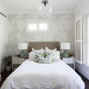 Tropical Hamptons - Sage Green Wallpaper | Grafico Melbourne