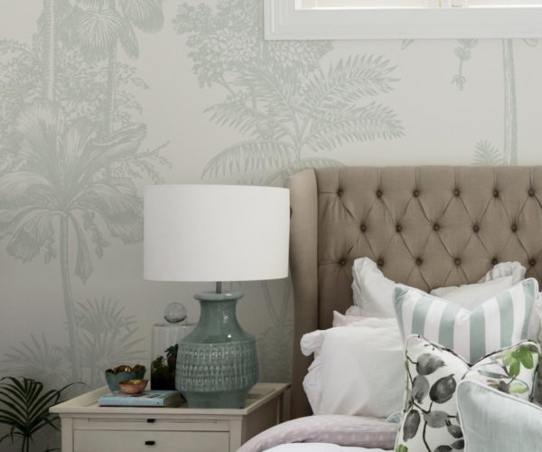 Tropical Hamptons - Sage Green Wallpaper | Grafico Melbourne