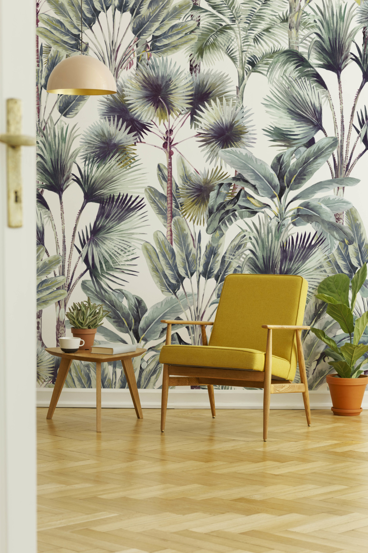 Retro Palm Wallpaper | Grafico Melbourne