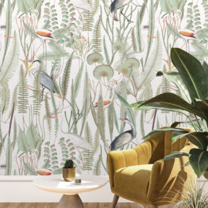 Tropical Reeds - Original Wallpaper | Grafico Melbourne