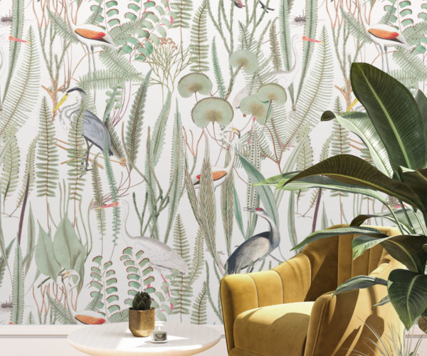 Tropical Reeds - Original Wallpaper | Grafico Melbourne