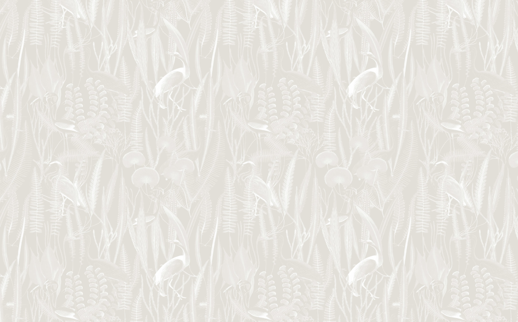 Tropical Reeds - Warm Grey Inverted Wallpaper | Grafico Melbourne